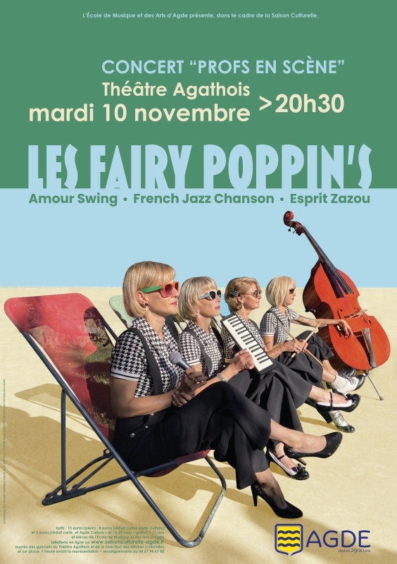 Les Fairy Poppin's - concert "Profs en scène" 2026-2027